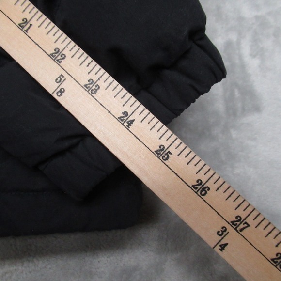 North Face Down Jacket Mens Medium Black Sierra Puffer Wind Rain Winter Rugged - Picture 12 of 13